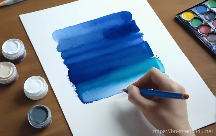 실내건축기사 실기 준비물 - **Prompt 1: The Traditional Drafting Table**
    "A meticulously organized interior designer's draft...