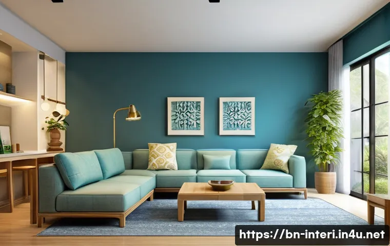 실내건축의 기초 설계 기법 - A bright, modern living room designed for Bengali users, featuring large windows and skylights that ...